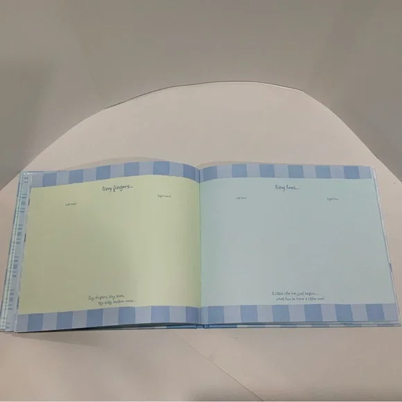 NEW BABY Boy(s) Keepsake 8” x 10” Memories Scrapbook - Picture 6 of 11